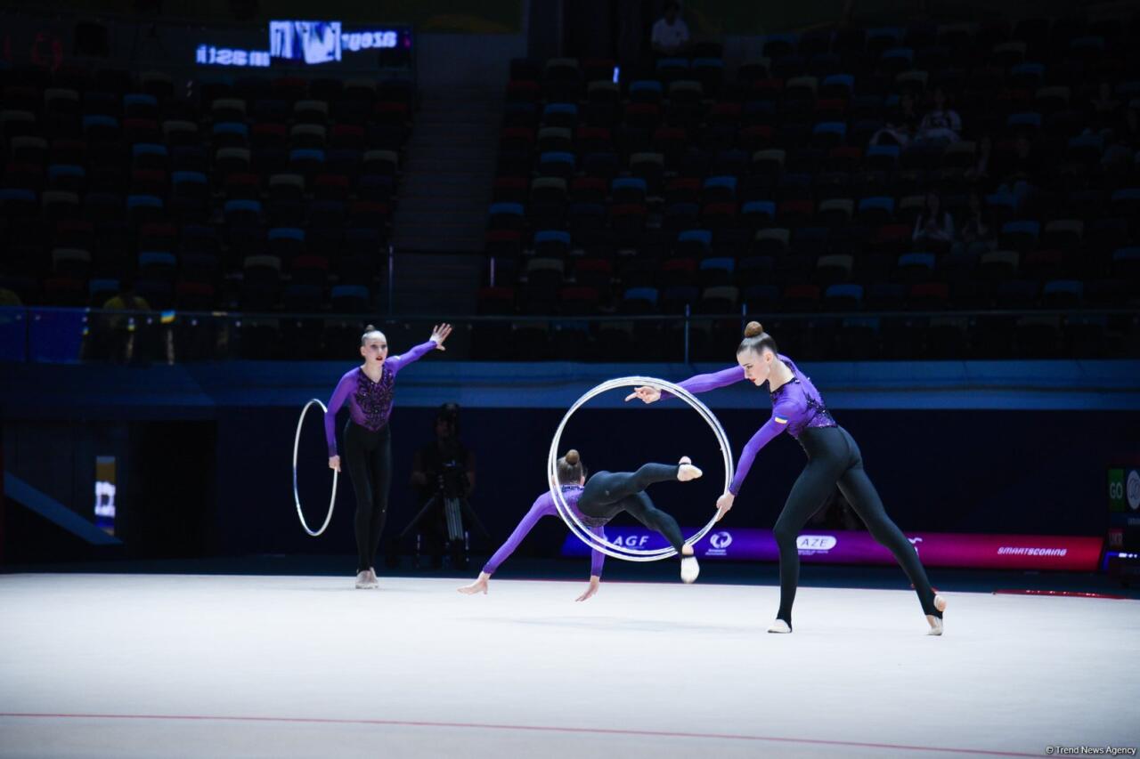 Bakıda keçirilən “Bədii gimnastika üzrə Avropa kuboku”nun üçüncü günündə qaliblər məlum olub