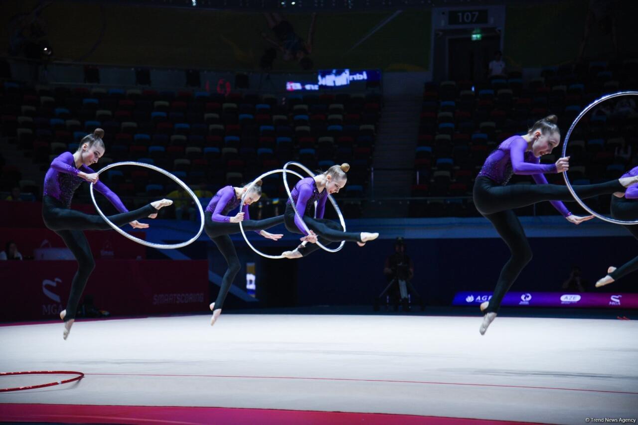 Bakıda keçirilən “Bədii gimnastika üzrə Avropa kuboku”nun üçüncü günündə qaliblər məlum olub