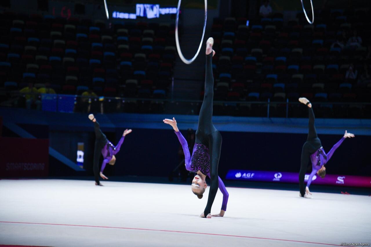 Bakıda keçirilən “Bədii gimnastika üzrə Avropa kuboku”nun üçüncü günündə qaliblər məlum olub