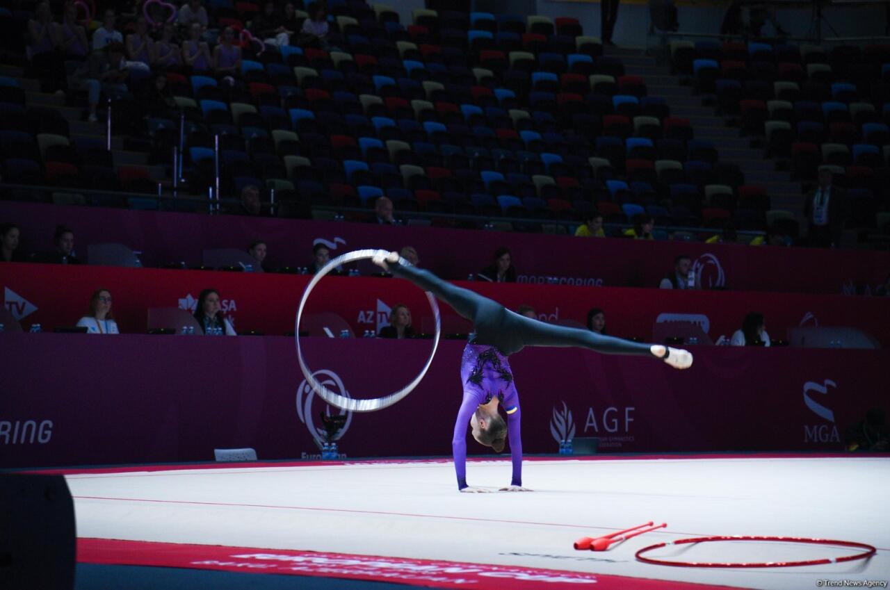 Bakıda keçirilən “Bədii gimnastika üzrə Avropa kuboku”nun üçüncü günündə qaliblər məlum olub