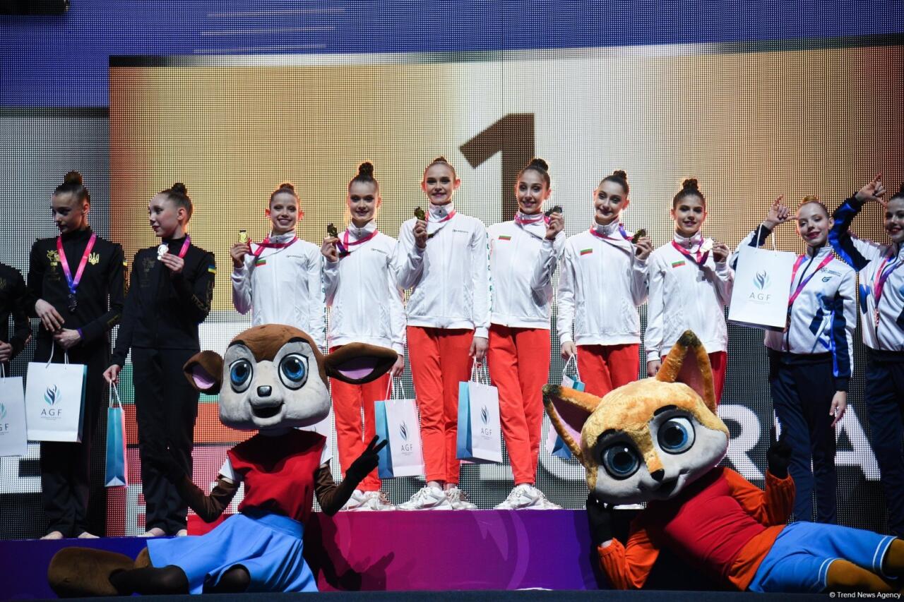 Bakıda keçirilən “Bədii gimnastika üzrə Avropa kuboku”nun üçüncü günündə qaliblər məlum olub