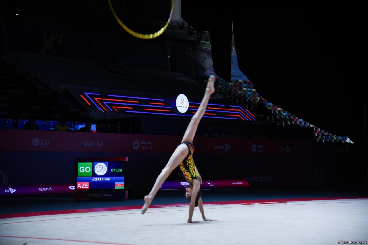 Bakıda keçirilən “Bədii gimnastika üzrə Avropa kuboku”nun üçüncü günündə qaliblər məlum olub