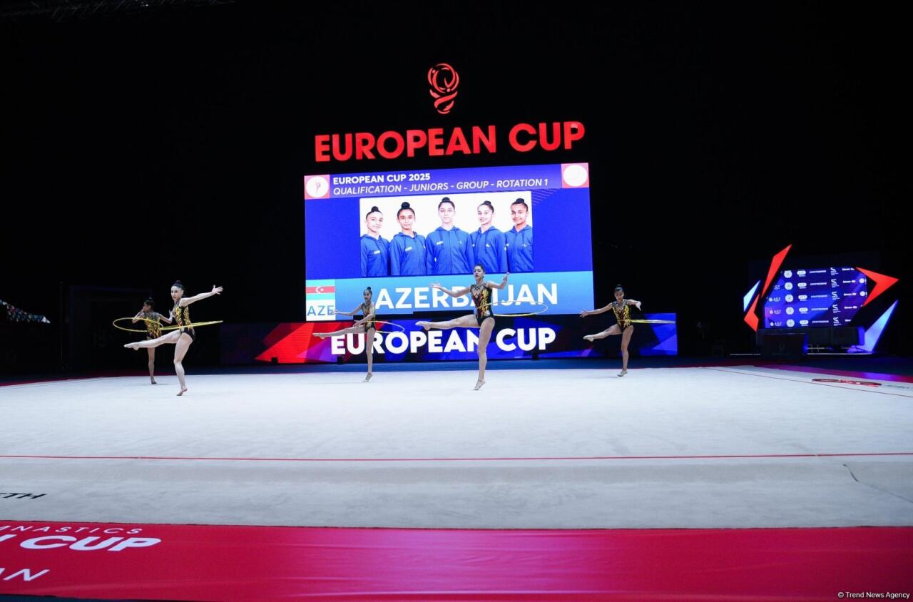 Bakıda keçirilən “Bədii gimnastika üzrə Avropa kuboku”nun üçüncü günündə qaliblər məlum olub