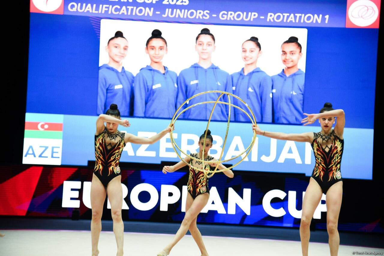 Bakıda keçirilən “Bədii gimnastika üzrə Avropa kuboku”nun üçüncü günündə qaliblər məlum olub
