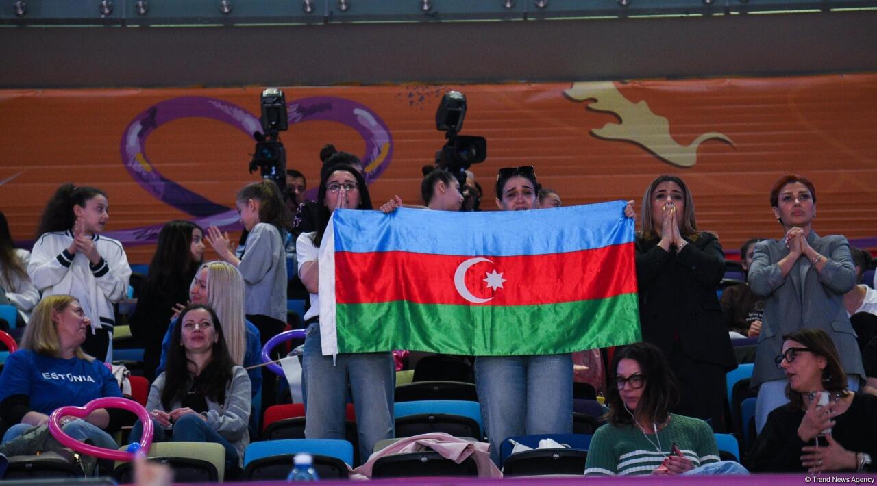 Bakıda keçirilən “Bədii gimnastika üzrə Avropa kuboku”nun üçüncü günündə qaliblər məlum olub