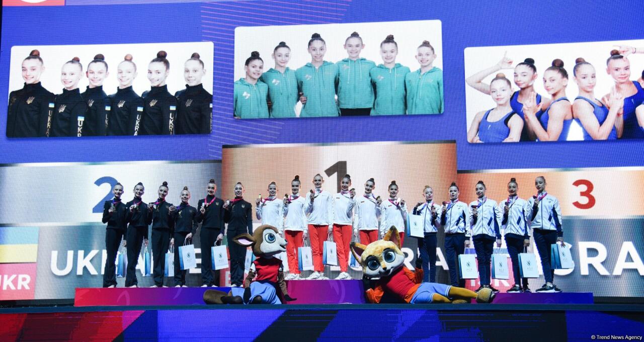 Bakıda keçirilən “Bədii gimnastika üzrə Avropa kuboku”nun üçüncü günündə qaliblər məlum olub