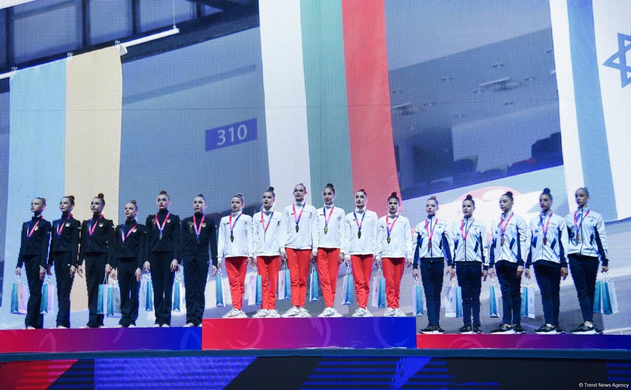 Bakıda keçirilən “Bədii gimnastika üzrə Avropa kuboku”nun üçüncü günündə qaliblər məlum olub
