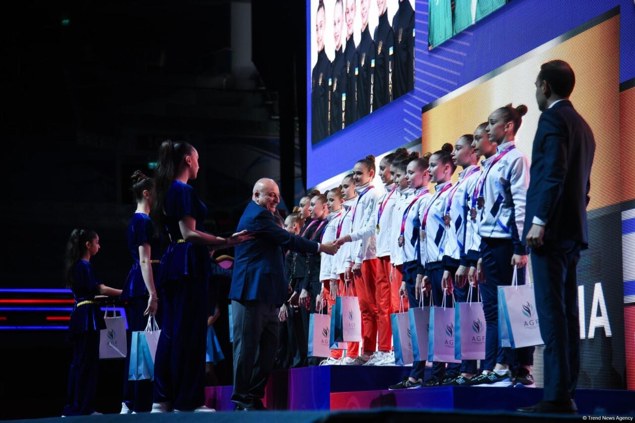Bakıda keçirilən “Bədii gimnastika üzrə Avropa kuboku”nun üçüncü günündə qaliblər məlum olub
