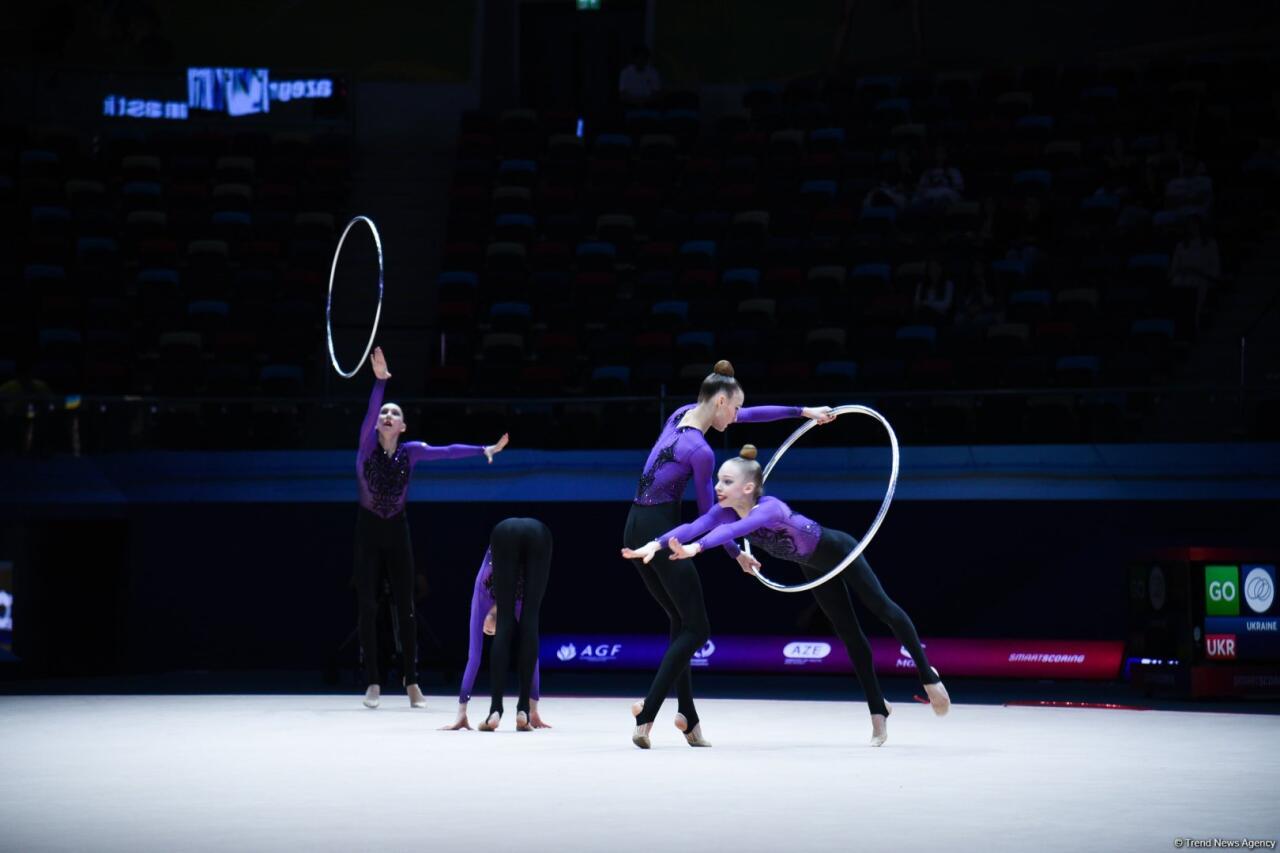 Bakıda keçirilən “Bədii gimnastika üzrə Avropa kuboku”nun üçüncü günündə qaliblər məlum olub