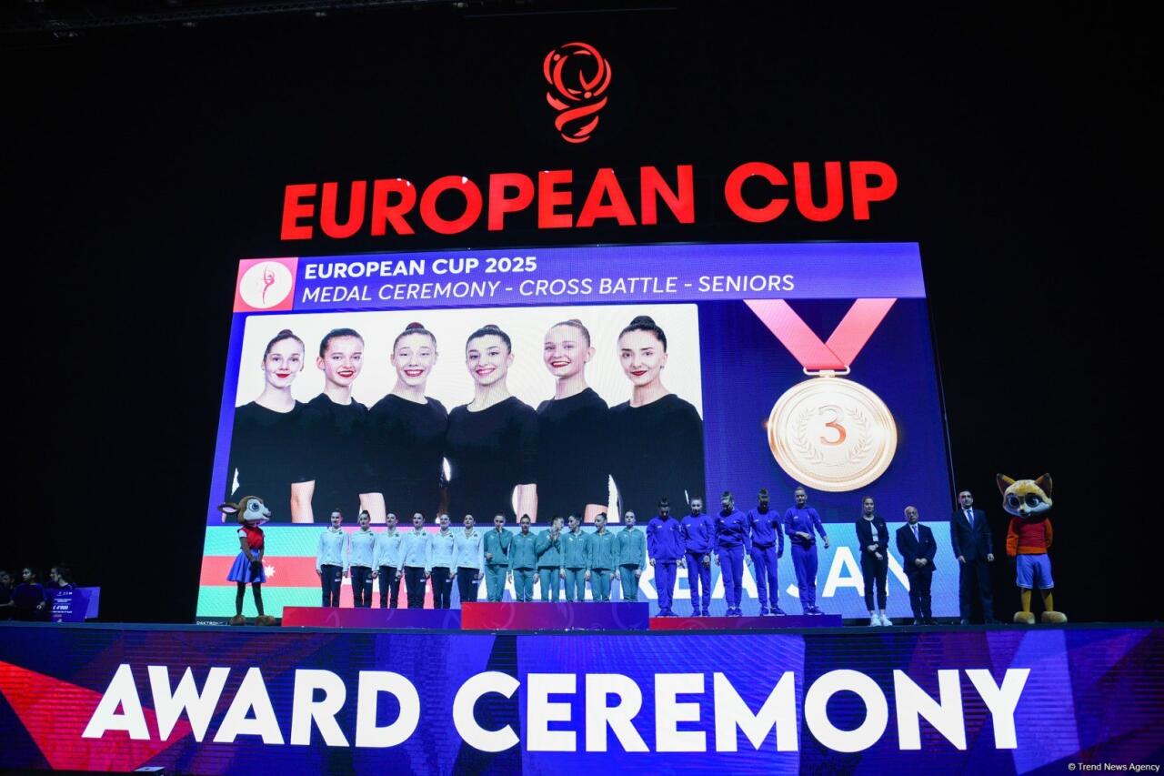 Azərbaycan komandası bədii gimnastika üzrə Avropa Kubokunda bürünc medal qazandı