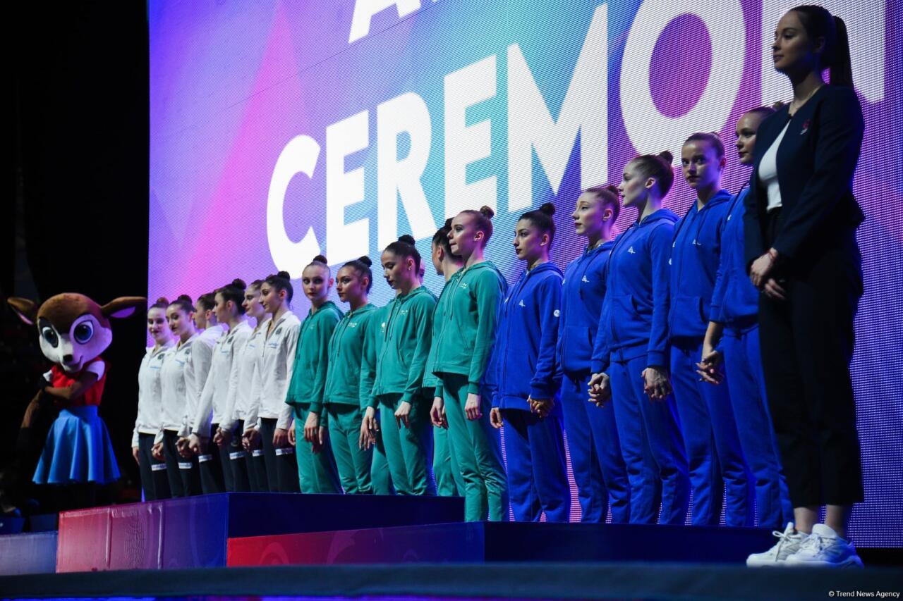 Azərbaycan komandası bədii gimnastika üzrə Avropa Kubokunda bürünc medal qazandı