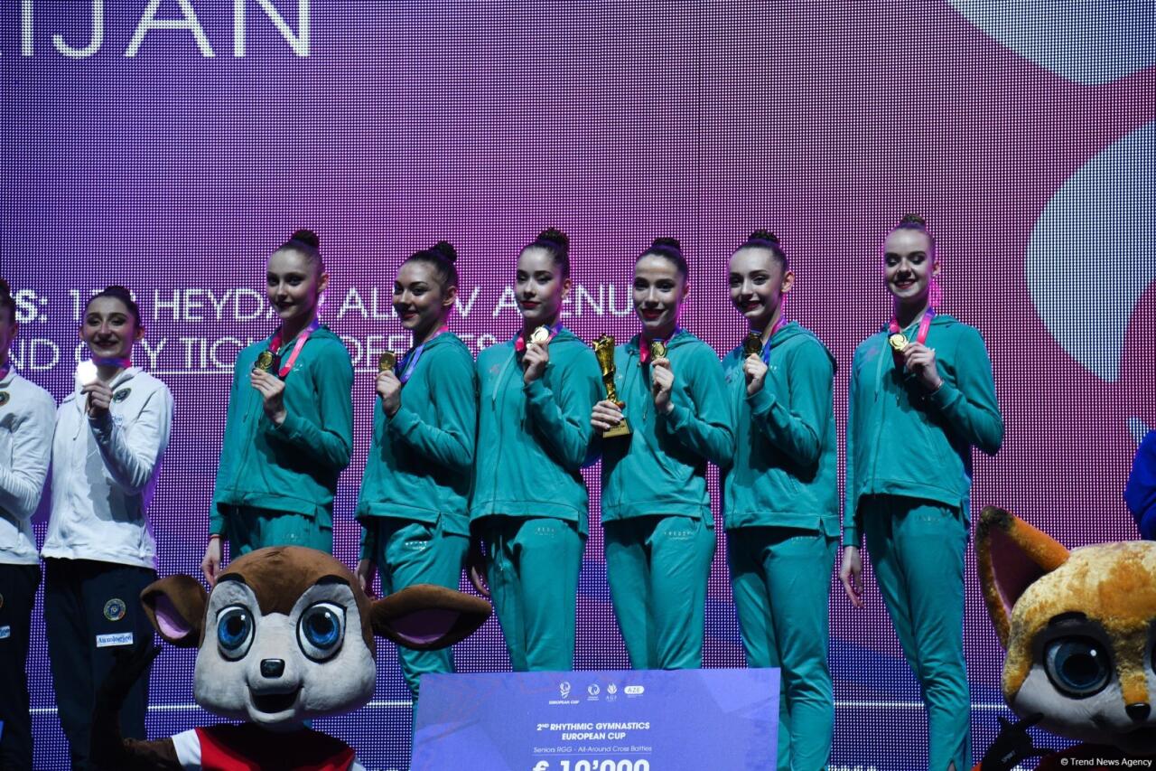Azərbaycan komandası bədii gimnastika üzrə Avropa Kubokunda bürünc medal qazandı