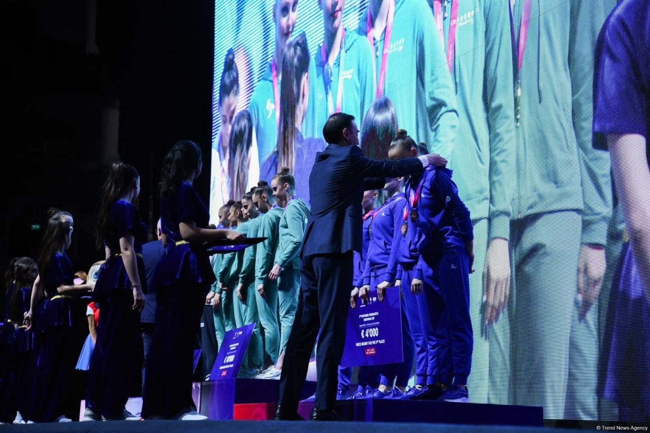 Azərbaycan komandası bədii gimnastika üzrə Avropa Kubokunda bürünc medal qazandı
