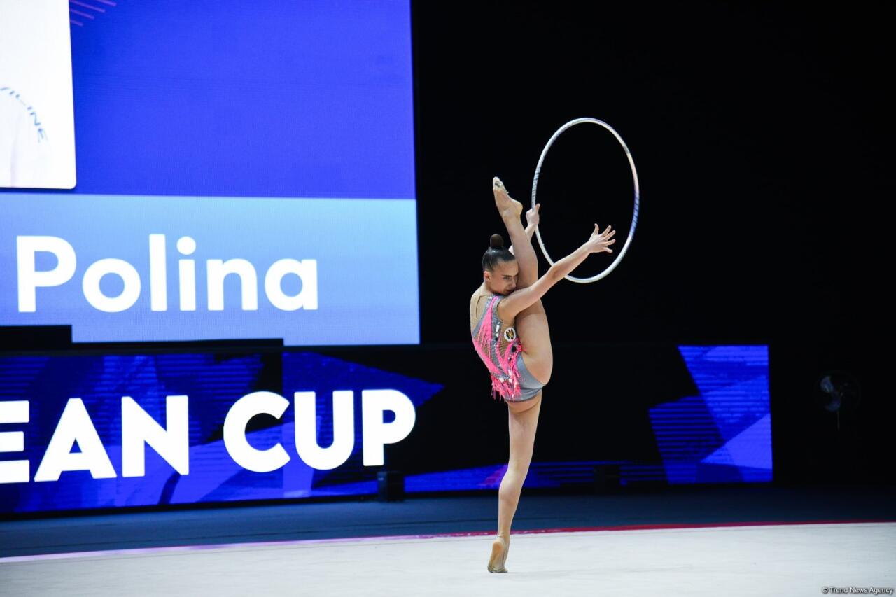 Bakıda keçirilən bədii gimnastika üzrə Avropa kubokunun üçüncü günündə növbəti qaliblər mükafatlandırılıb