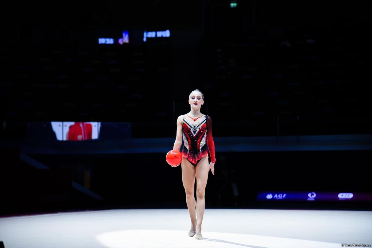 Bakıda keçirilən bədii gimnastika üzrə Avropa kubokunun üçüncü günündə növbəti qaliblər mükafatlandırılıb