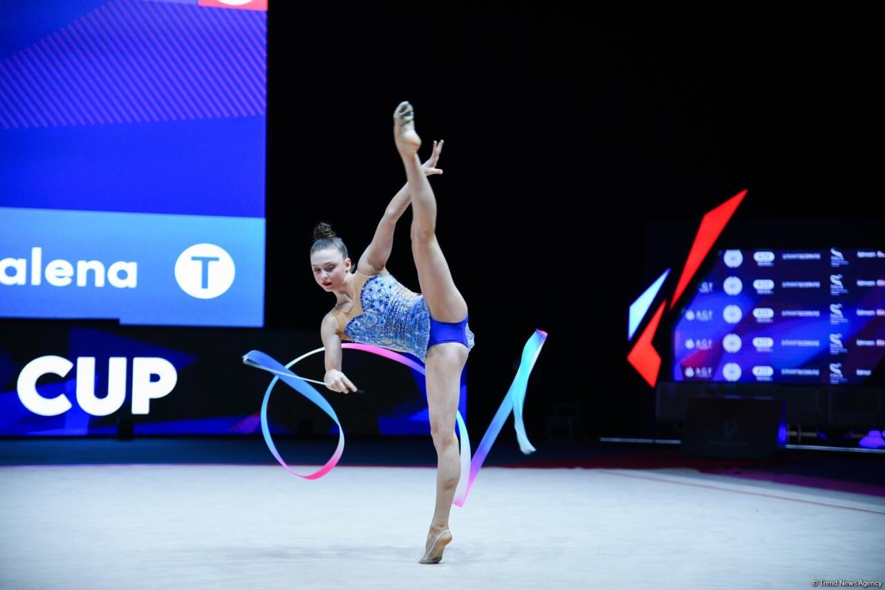 Bakıda keçirilən bədii gimnastika üzrə Avropa kubokunun üçüncü günündə növbəti qaliblər mükafatlandırılıb