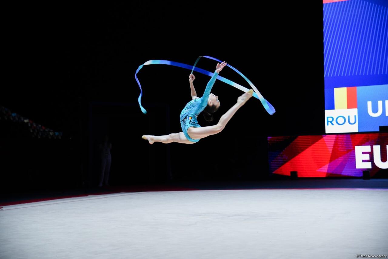 Bakıda keçirilən bədii gimnastika üzrə Avropa kubokunun üçüncü günündə növbəti qaliblər mükafatlandırılıb