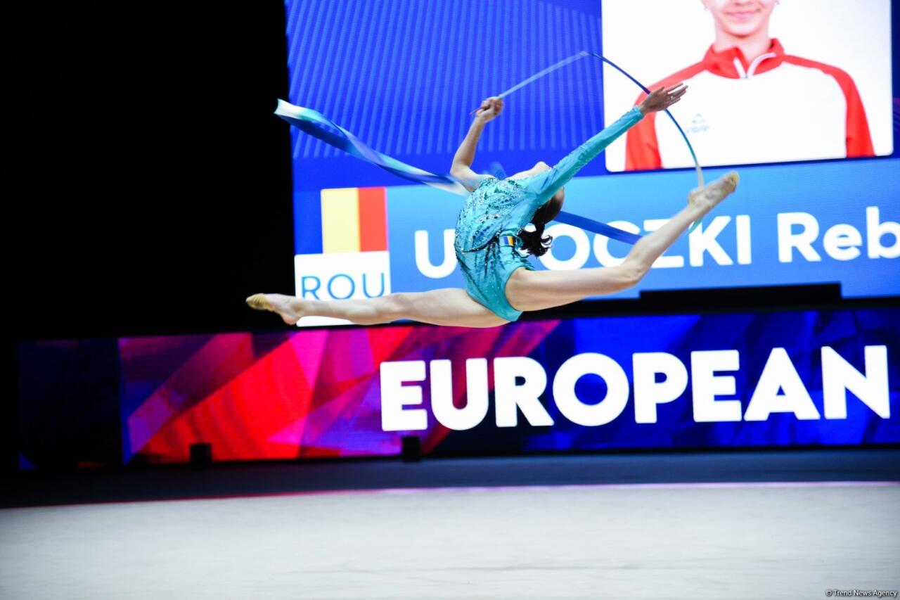 Bakıda keçirilən bədii gimnastika üzrə Avropa kubokunun üçüncü günündə növbəti qaliblər mükafatlandırılıb