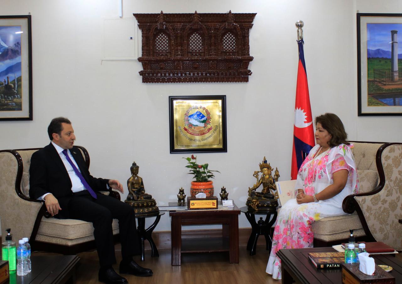 Azərbaycan və Nepal XİN-ləri arasında ilk siyasi məsləhətləşmələrdə bütün sahələrdə əməkdaşlıq müzakirə edilib