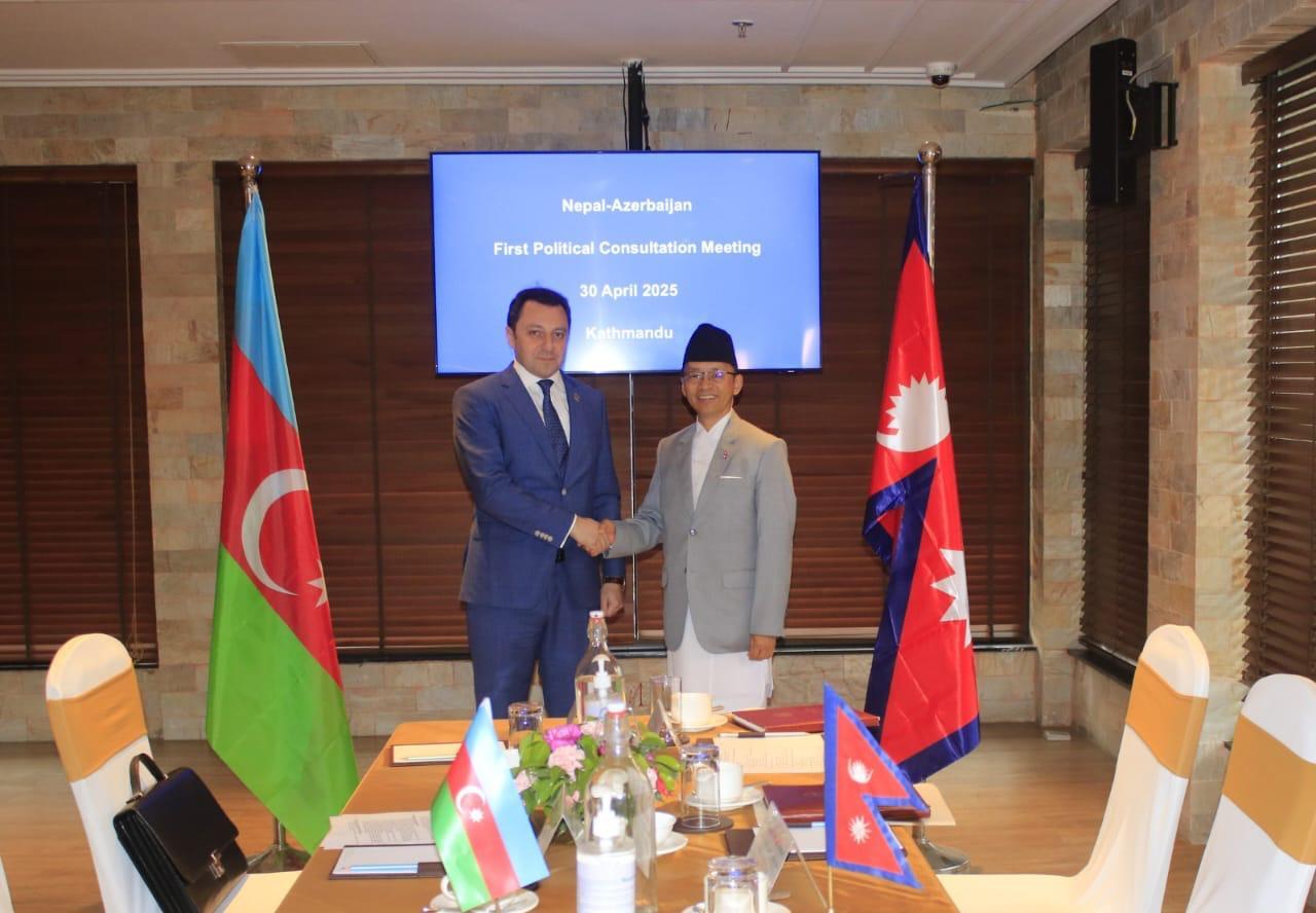 Azərbaycan və Nepal XİN-ləri arasında ilk siyasi məsləhətləşmələrdə bütün sahələrdə əməkdaşlıq müzakirə edilib