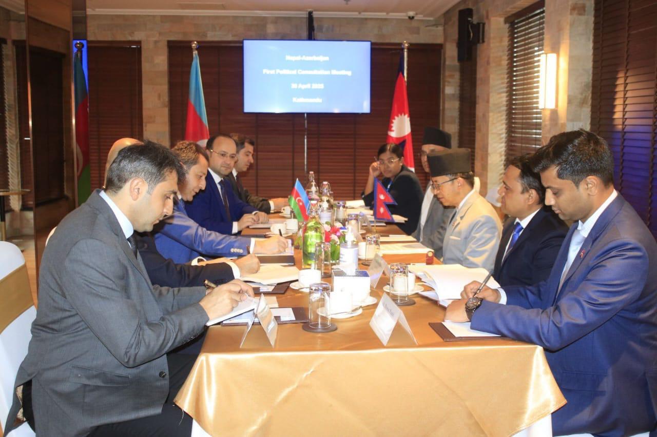 Azərbaycan və Nepal XİN-ləri arasında ilk siyasi məsləhətləşmələrdə bütün sahələrdə əməkdaşlıq müzakirə edilib