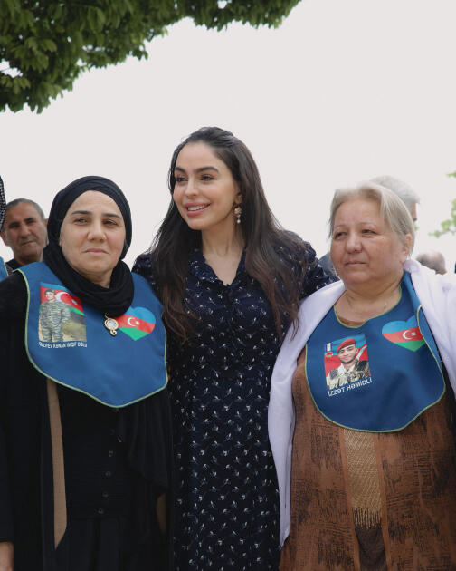 Heydər Əliyev Fondunun vitse-prezidenti Leyla Əliyeva və Bakı Media Mərkəzinin rəhbəri Arzu Əliyevanın Naxçıvan səfəri Ordubad rayonunda davam edib