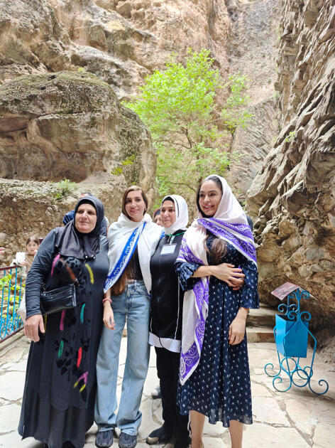 Heydər Əliyev Fondunun vitse-prezidenti Leyla Əliyeva və Bakı Media Mərkəzinin rəhbəri Arzu Əliyevanın Naxçıvan səfəri Ordubad rayonunda davam edib