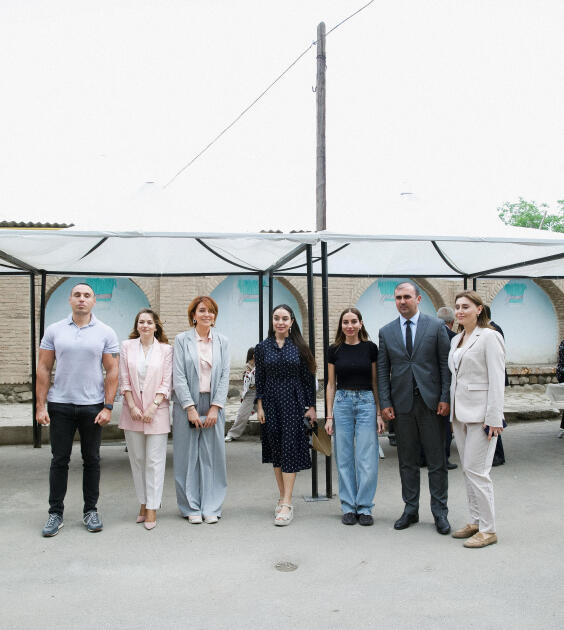 Heydər Əliyev Fondunun vitse-prezidenti Leyla Əliyeva və Bakı Media Mərkəzinin rəhbəri Arzu Əliyevanın Naxçıvan səfəri Ordubad rayonunda davam edib