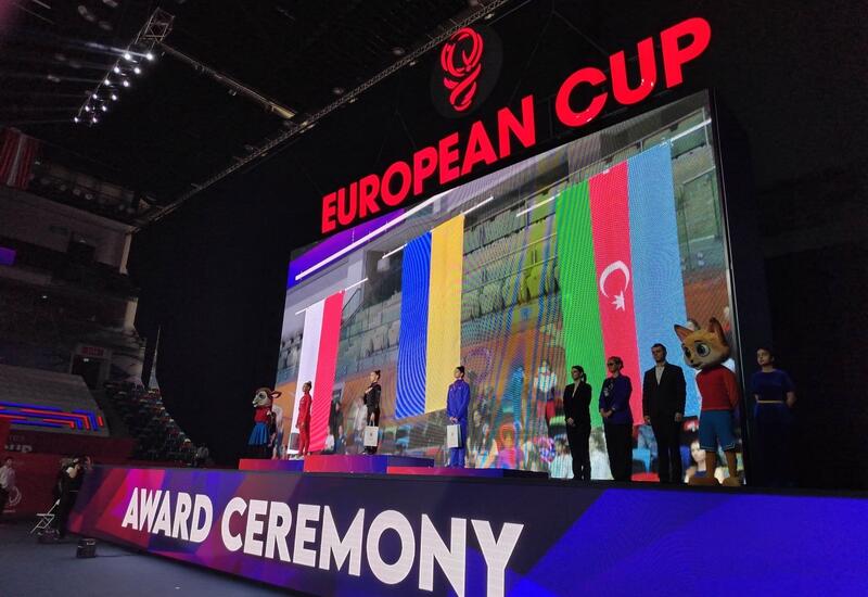 Azərbaycanlı gimnast "Bədii gimnastika üzrə Avropa Kuboku"nda bürünc medal qazandı