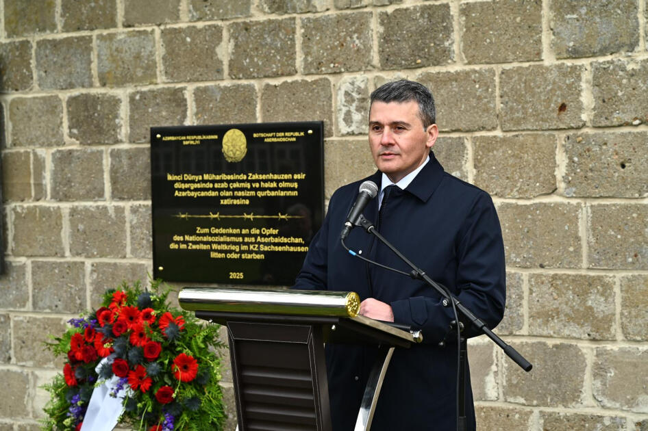 В Германии установлена табличка в память об азербайджанских узниках
