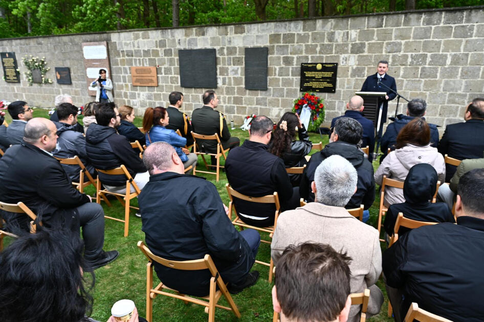 В Германии установлена табличка в память об азербайджанских узниках