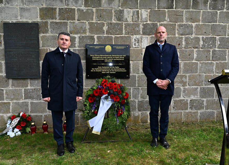 В Германии установлена табличка в память об азербайджанских узниках