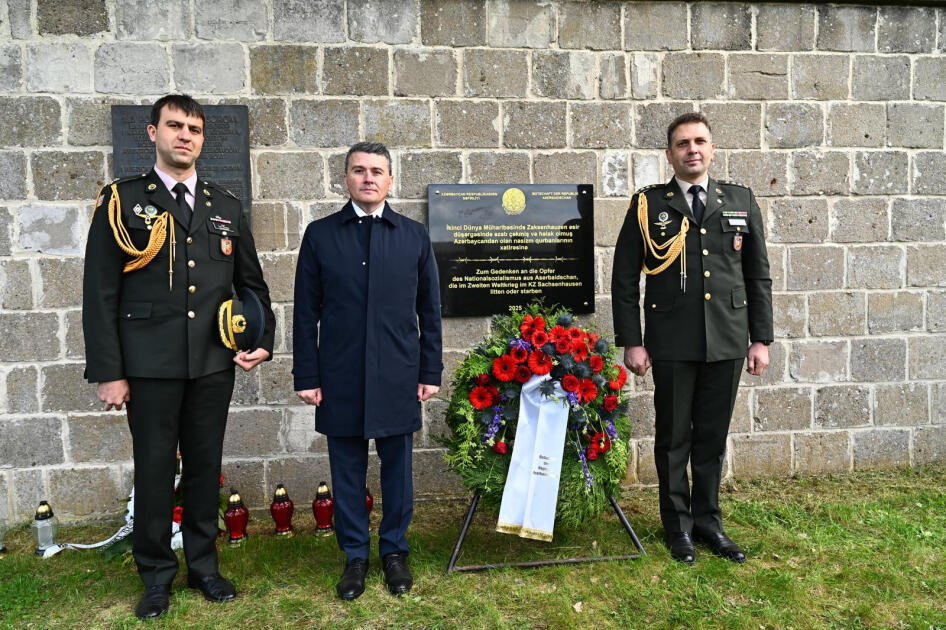 В Германии установлена табличка в память об азербайджанских узниках