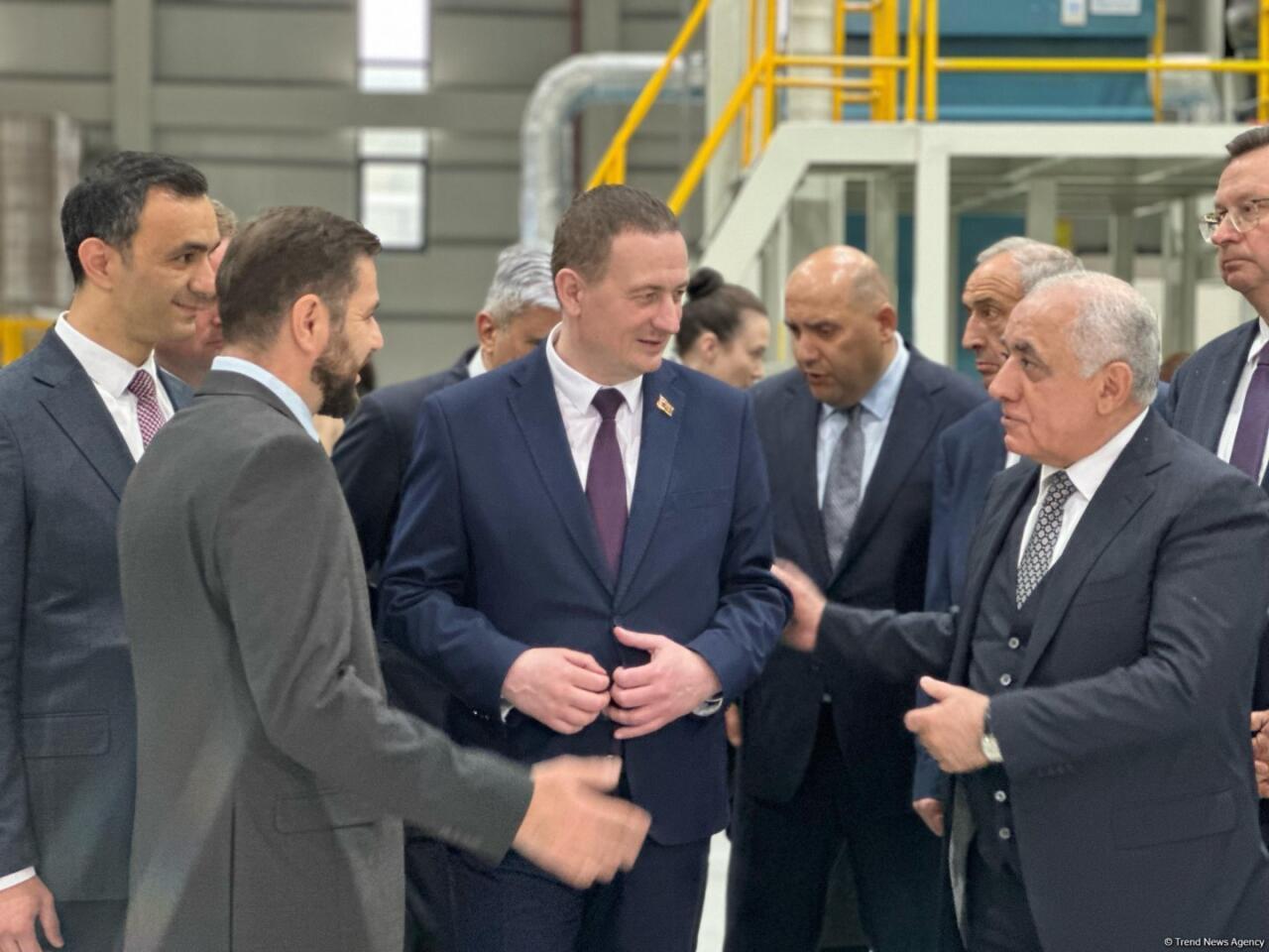 Премьер-министр Беларуси ознакомился с Агдамским промпарком