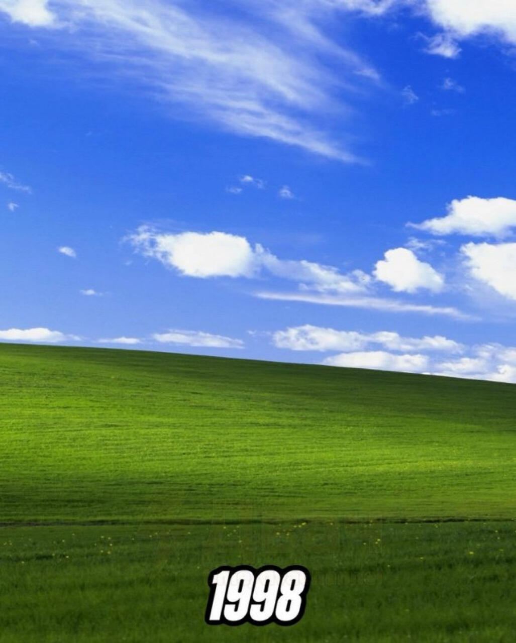 Знаменитый холм из обоев Windows XP изменился до неузнаваемости