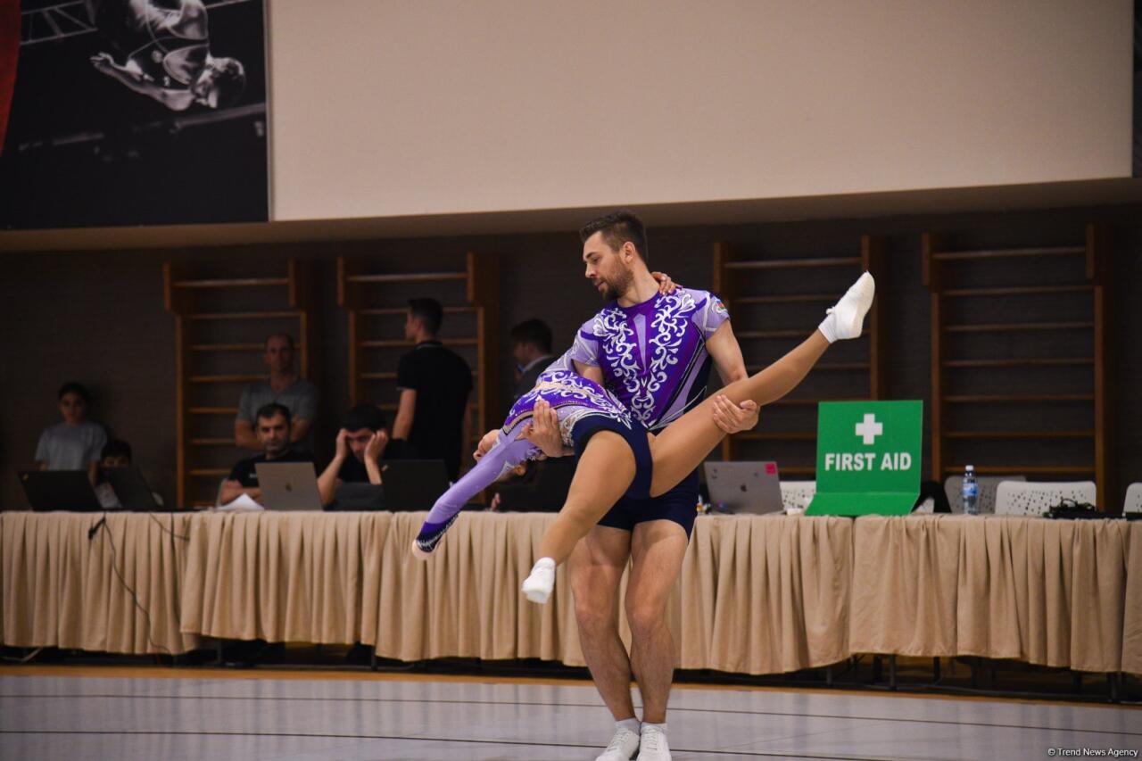 Награждены победители 9-го чемпионата страны и Первенства Баку по аэробной гимнастике