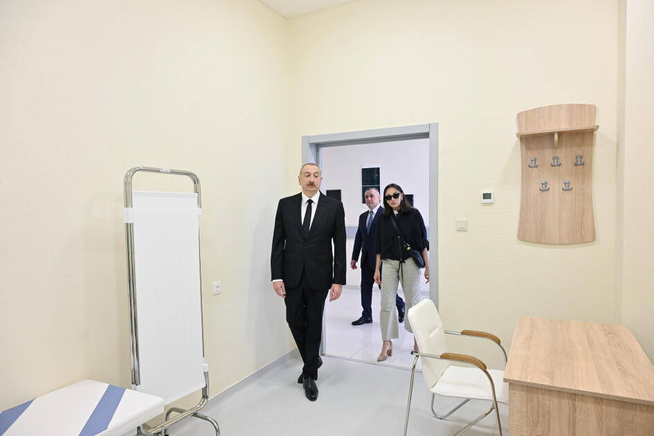 Президент Ильхам Алиев и Первая леди Мехрибан Алиева приняли участие в открытии Шушинского лечебно-оздоровительного центра