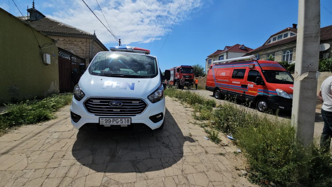 Abşeronda sexdəki yanğın söndürülüb