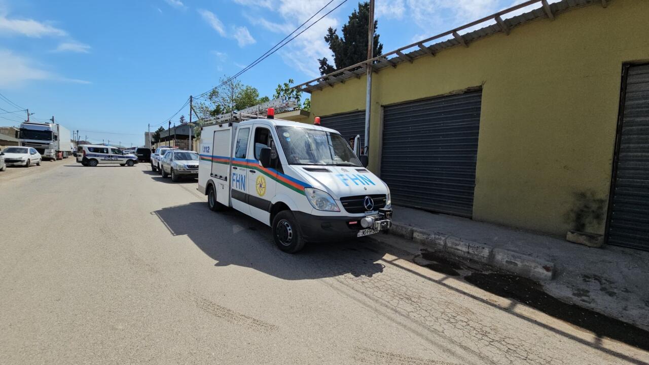 Abşeronda sexdəki yanğın söndürülüb