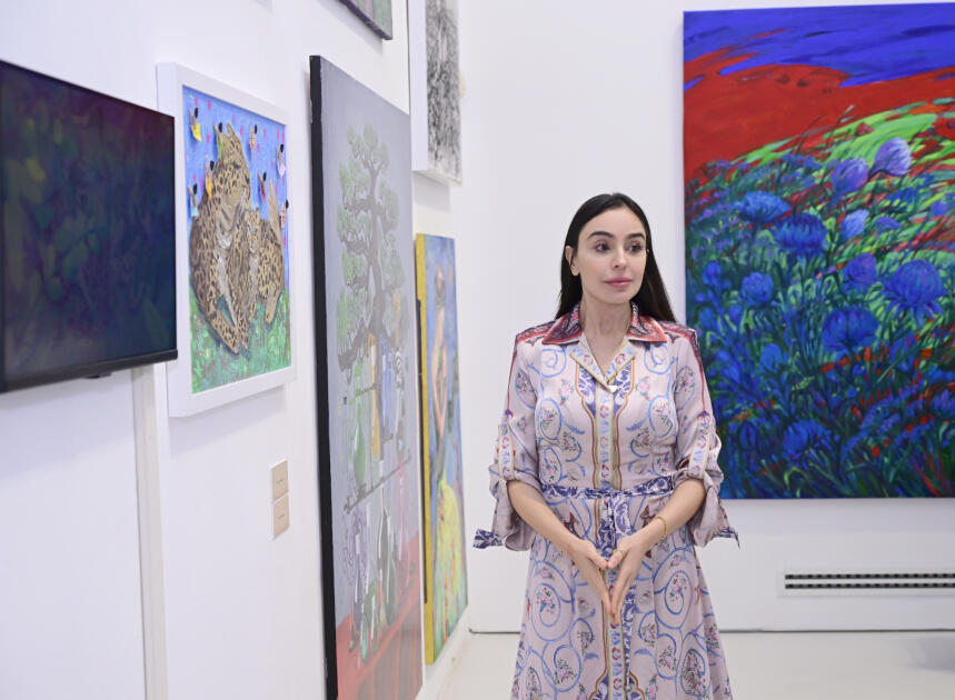Вице-президент Фонда Гейдара Алиева Лейла Алиева и Арзу Алиева приняли участие на выставке в Риме МАМА «Мать-природа»