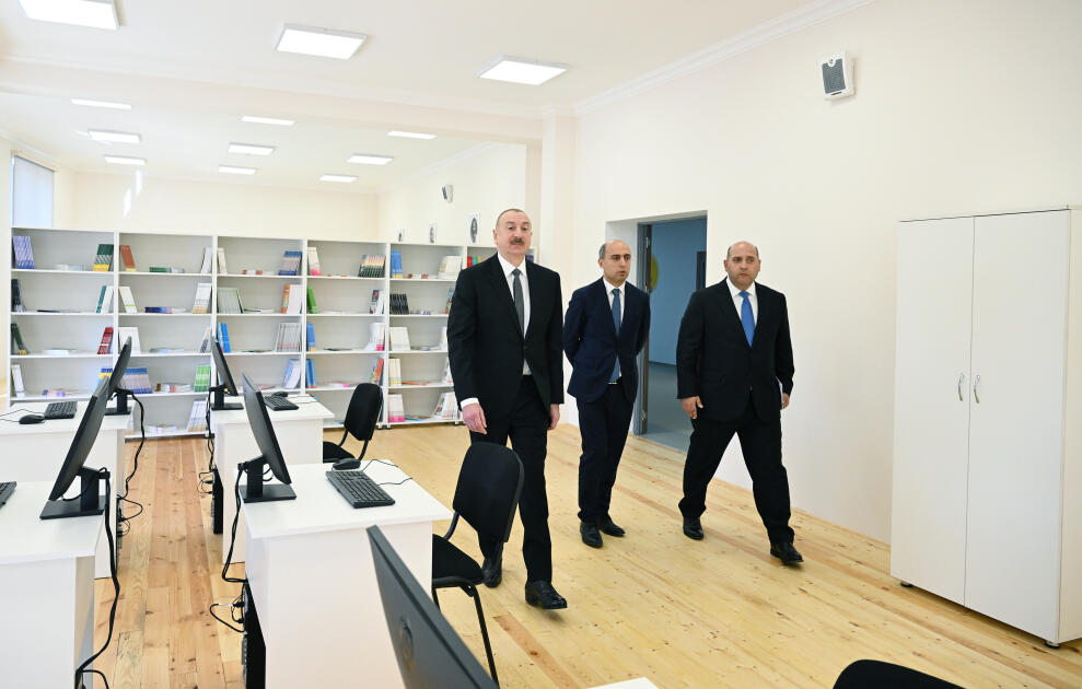 Prezident İlham Əliyev Ağdam rayonunun Kəngərli kəndinin birinci mərhələsinin açılışında iştirak edib