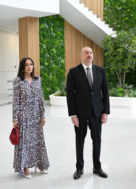 Prezident İlham Əliyev və birinci xanım Mehriban Əliyeva Ağdam Muğam Mərkəzinin açılışında iştirak ediblər