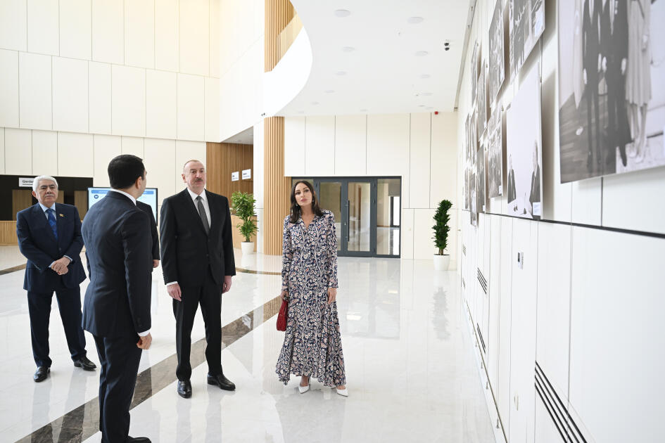 Prezident İlham Əliyev və birinci xanım Mehriban Əliyeva Ağdam Muğam Mərkəzinin açılışında iştirak ediblər