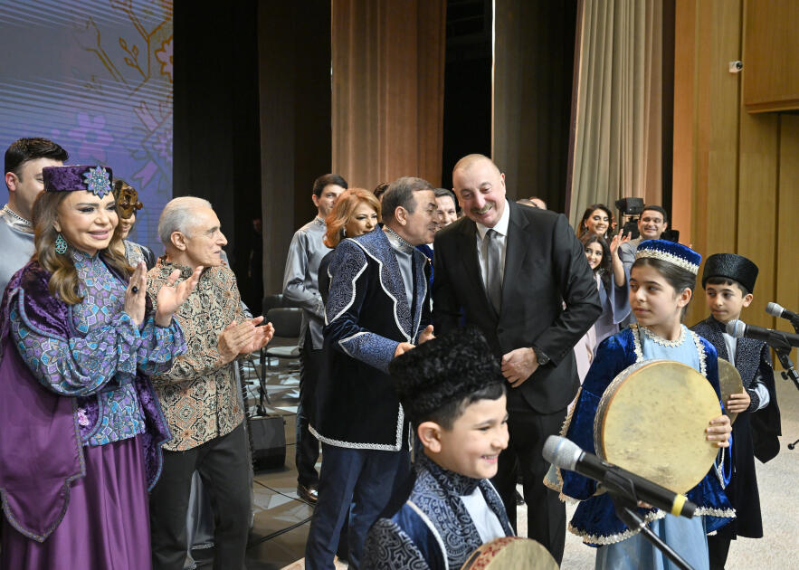 Prezident İlham Əliyev və birinci xanım Mehriban Əliyeva Ağdam Muğam Mərkəzinin açılışında iştirak ediblər