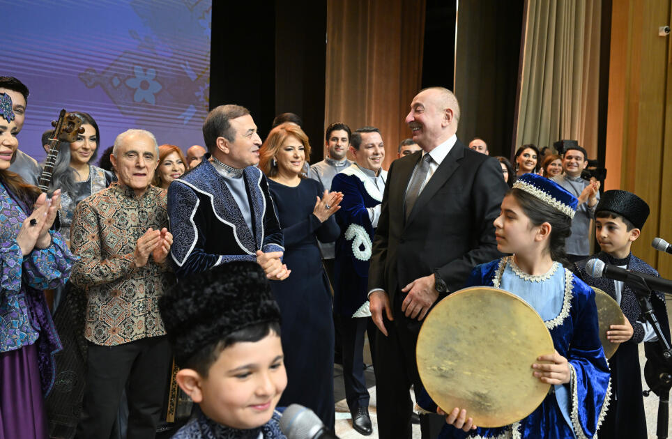 Prezident İlham Əliyev və birinci xanım Mehriban Əliyeva Ağdam Muğam Mərkəzinin açılışında iştirak ediblər