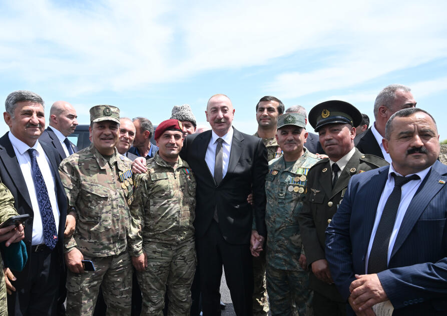 Prezident İlham Əliyev və birinci xanım Mehriban Əliyeva Ağdam Muğam Mərkəzinin açılışında iştirak ediblər
