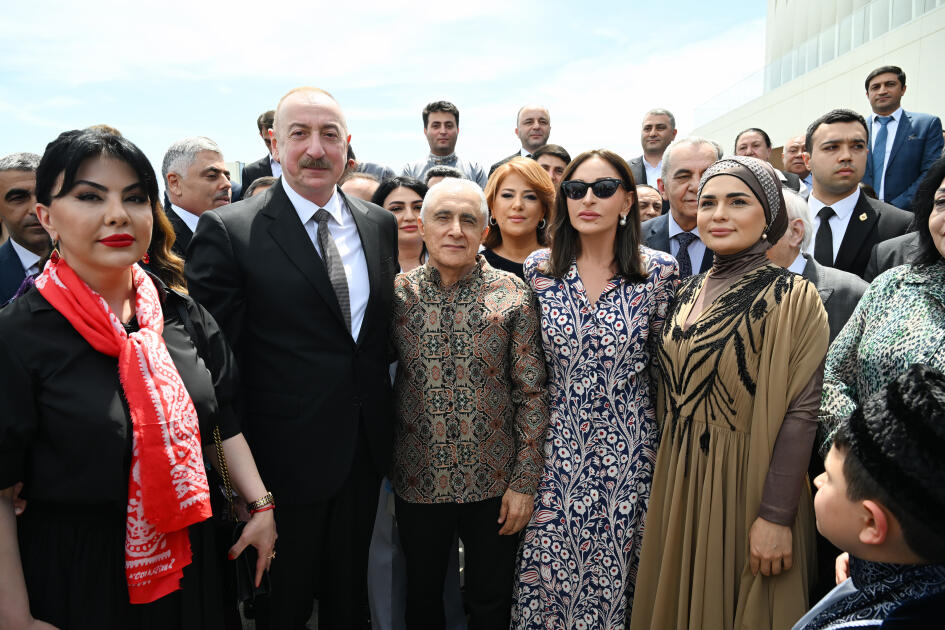 Prezident İlham Əliyev və birinci xanım Mehriban Əliyeva Ağdam Muğam Mərkəzinin açılışında iştirak ediblər