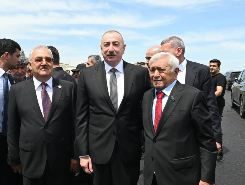 Prezident İlham Əliyev və birinci xanım Mehriban Əliyeva Ağdam Muğam Mərkəzinin açılışında iştirak ediblər
