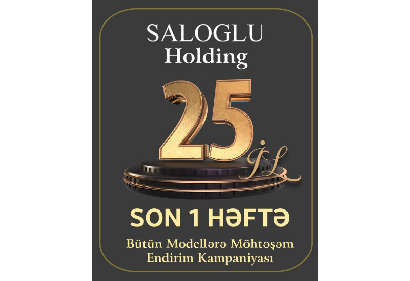 В сети магазинов Saloğlu, принадлежащей Saloğlu Holding, началась последняя неделя грандиозных скидок!