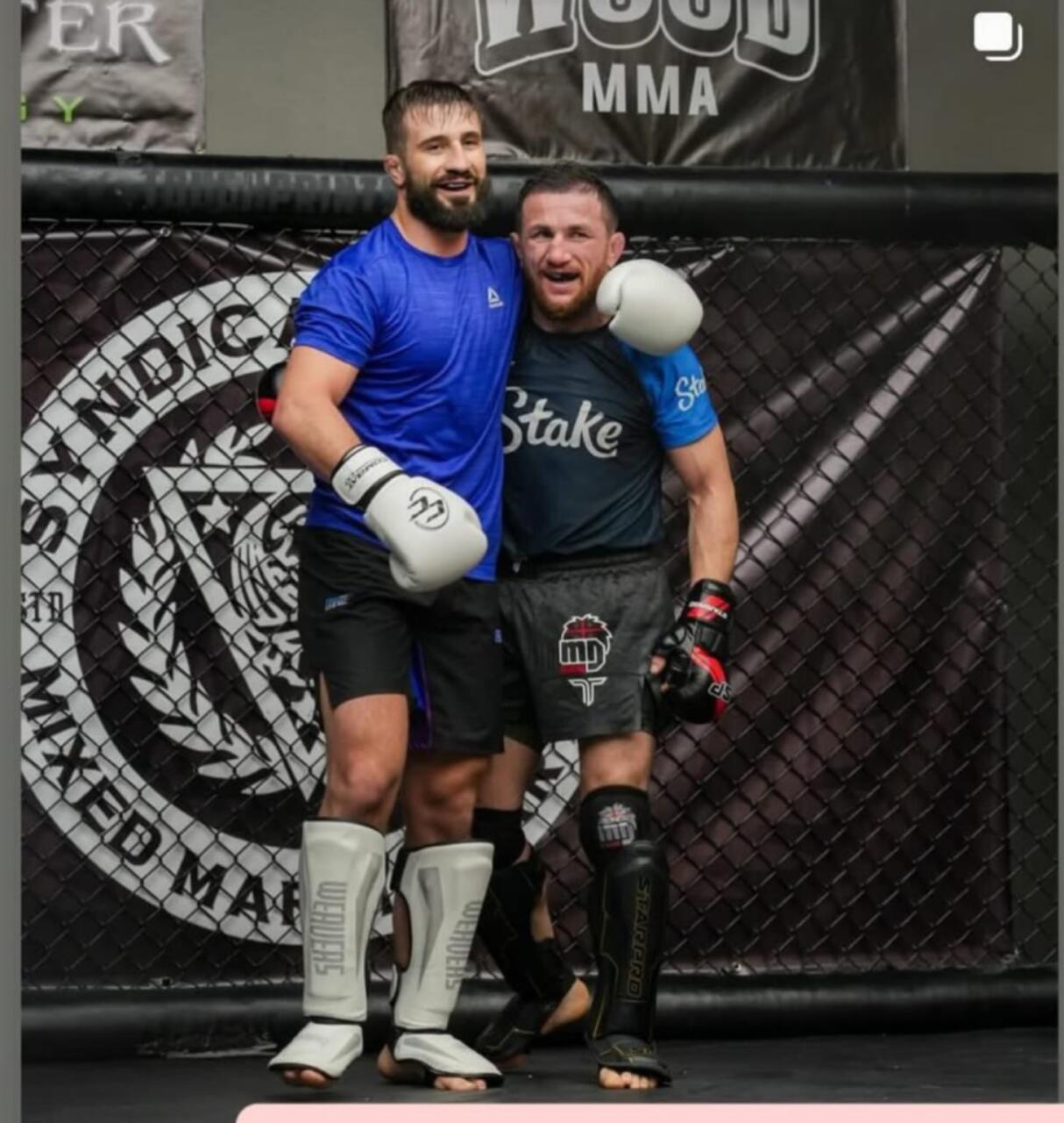 Назим Садыхов тренируется с чемпионом UFC перед турниром в Баку